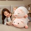 Simulation Pig Big Throw Pillow Cute Lying Down Pig Plush Toy Doll Girl Bed Holding Doll