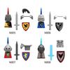 MOC Medieval Middle Ages Knights Soldiers Crusader Roman Spartan Warriors Action Figures Building Blocks Bricks Kids Toys Gifts