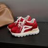 Double Net Anti-skid Heightening 5CM Small White Shoes Lightweight and Versatile Sports and Leisure Shoes Women's 2025 Autumn New Muffin Shoes