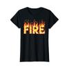 Fire Flame Shirt Adult Kids Men Women Fire And Ice Costume T-Shirt 100% Cotton New T-Shirt Short Sleeve Fall Tee Top 01232