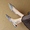 Slippers Women's Summer Shoes Sequined Pointy Flats