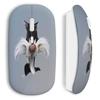 Wireless Mouse - MANIACASE - Grosminet - Grey - USB Wifi Key Included - Compatible Mac and PC
