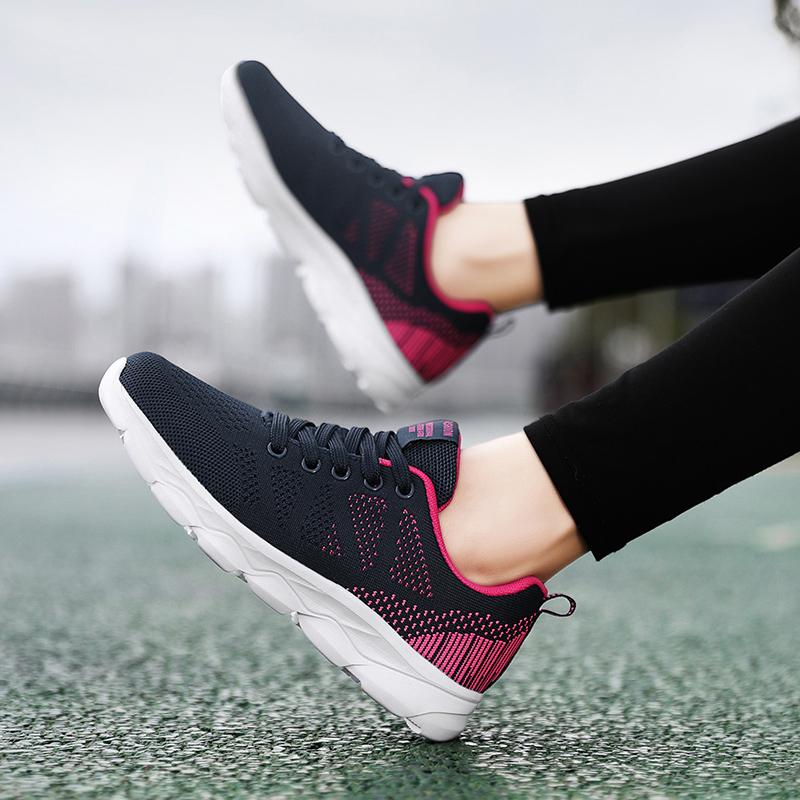 Spring and Autumn Mesh Breathable Sports Casual Shoes Women's Shoes Mom Shoes Elder Shoes
