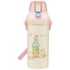 Children's Plastic Water Bottle, 800ml, Antibacterial, Sumikkogurashi Design, for Girls, Made In Japan, PSB8RAG-A