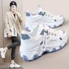 Spring/Summer New Women‘s Dad Shoes Height Increasing Breathable Thick Bottom Mesh Small White Shoes Versatile Fashion Female Students