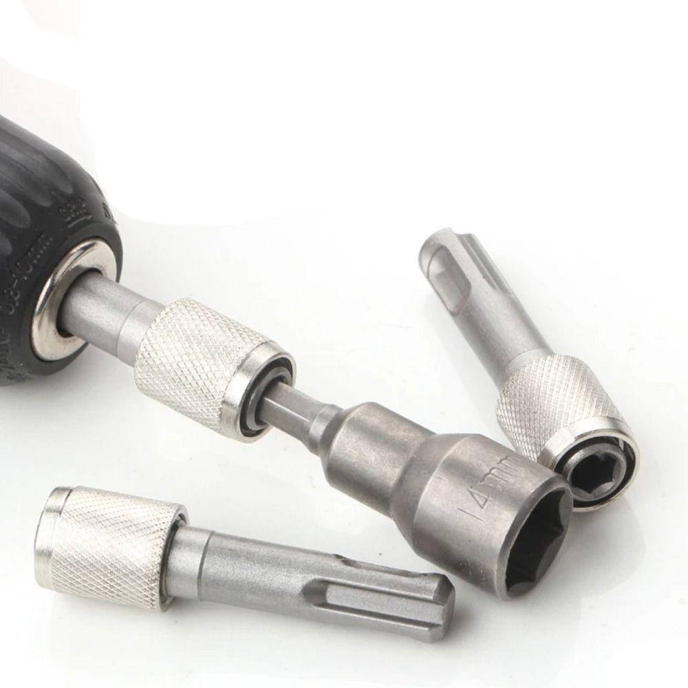 Round Shank To Hexagon Connecting Rod Tool Accessories Impact Drill Head Adapter