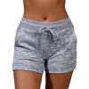 Women's Beach Sports Shorts Elastic Slim Drawstring Shorts Pants with Pockets Summer Casual Yoga Pants