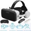 VR Glasses 3D Virtual Reality Glasses Stereo Headset Version for 5.5-7 Inch Mobile Phones, Support Joystick