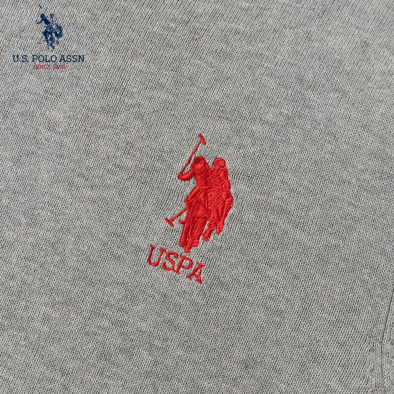 U.S. POLO ASSN. Men's Pure Cotton Crew Neck Knit Sweater