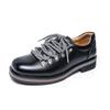 Large Size Leather Shoes Men's New Lace-up Casual Shoes Men's Outdoor Tooling Shoes Foreign Trade Fashion Low-top Derby Shoes