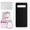 apgo Protective Skin Sticker for the Back Compatible with Samsung Galaxy S10 5G, Wrap Film, Foil, Vinyl - Pattern Carbon Black