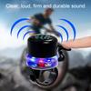 Electric Bike Bell with Compass RGB Light USB Rechargeable MTB Road Mountain Bicycle Handlebar Alarm Horn Bike Accessories
