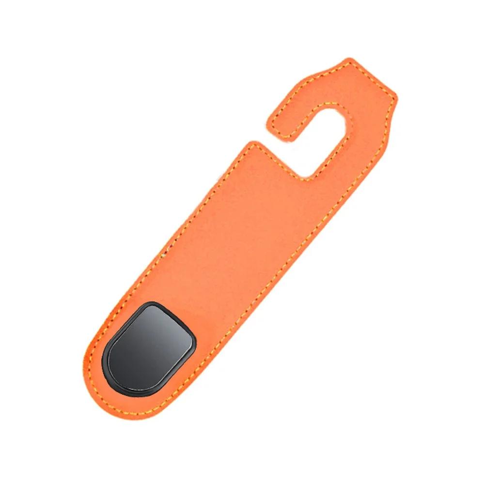 Car Hooks Tools Seat Judgets Leather Suede Auto Back Seat Headrest Hooks Storage Hanger Upgrade Automotive Interior Accessories
