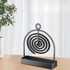 Stainless Steel Mosquito Incense Holder with Ash Catcher Creative Ironwork Design Fireproof Heatproof Home Use Incense Burner Stand