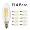 C35 220V E14 Base 4W LED Energy Saving Dimmable Filament Candle Light Bulbs