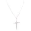 Les Trésors De Lily [J9199] - Designer Silver 'Cross' Necklace