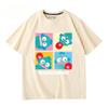 Hangyodon Harajuku Creative Pattern T-shirt Men's Casual Comfortable Summer 100% Cotton T-shirt Trend Fashion Loose T-shirt