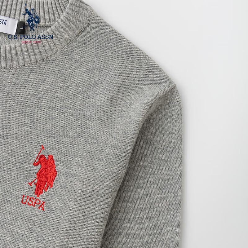 U.S. POLO ASSN. Men's Pure Cotton Crew Neck Knit Sweater