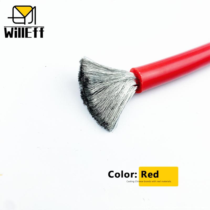 1M/2M 1AWG Silicone Wire Electric Car Battery Cable Power High Current Inverter 2AWG 4AWG 6AWG 8AWG 1 2 4 6 8 10 12 AWG 50mm