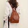 Soft Leather PU Retro Backpack Women's Travel Bag