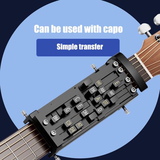Guitar Aid Chords Trainer Guitar Assisted Tool Learning System for Beginners Adults And Teens Guitar Chord Accessory Practice Aid