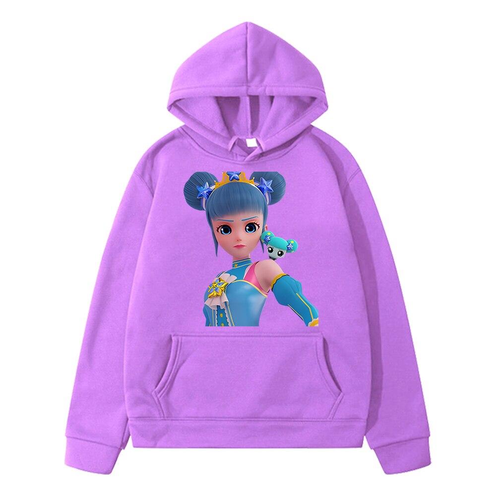 Tini Ping Hoodies Sweatshirt Autumn Anime Hoodie Kids Clothes Girls Y2k Sudadera Boys Fleece Pullover Jacket Children Clothing