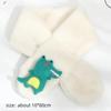 Thick Children Scarf Soft Cold-Proof Collar High Quality Bear Cross Scarf  Autumn Winter