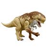 Mattel Jurassic World Battle Action Roaring Dinosaur Rex Figure for Kids, Approx. 50cm Long, Ages 4+, Brown, JGB58