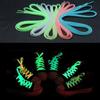 Fashionable 1 Pair Sport Shoes Lace Polyester Neon Color Luminous Fluorescent Shoelaces