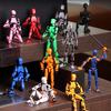 Robot Action Figure with Stand Accessories Movable Joints 3D Printed Robot Model Toy Stress Relief Articulated Dummy Figurine Decoration