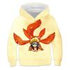 2023 New Naruto Hoodie Animation Kids 3D Printed Fashion Sweatshirts Boys Girls Kids Pullovers Street Wear Coats 3-14 Years Old