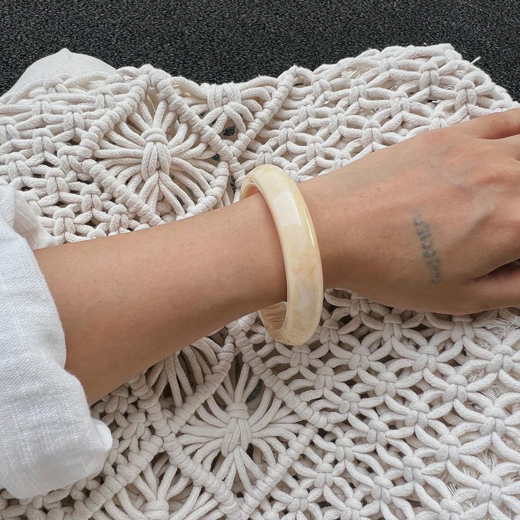 Браслеты Y2K Бохо из прозрачной смолы и акрила для женщин 2025 Новая мода Геометрический нерегулярный браслет Эстетические украшения