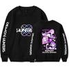 Women Men's KPop Demon Hunters Print Hoodies Round Neck Hooded Sweatshirts Man Travel Pullover Streetwear Outdoor Tracksuit