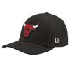 New Era 9FIFTY Chicago Bulls Stretch Snap Cap, Unisex Black Cap