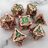 7Pcs Creative Metal Polyhedral Table Games Accessory For D&d DND Dices Dice Set