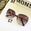 Women's Rimless Square Sunglasses Brand Designer Sun Glasses Vintage Shades Female Pink Eyewear
