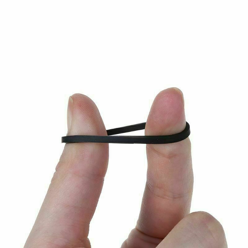 20pcs 1.2mm Universal Mix Rubber Square Belts Kits Set Tape for Walkman Cassette CD Player Replacement