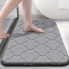 Memory Foam Bathroom Rug Anti-slip Bathroom Mat Ultra Soft Floor Mat Non-Slip Water Absorbent and Machine Washable