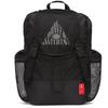 Polyester Backpack Regular Unisex Black/Chili Red Lightweight Casual CU3939-010