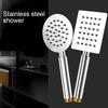 Handheld Bathroom Equipment Shower Head High Pressure Rain Shower Set Stainless Steel Negative Ion Filter for Water Saving