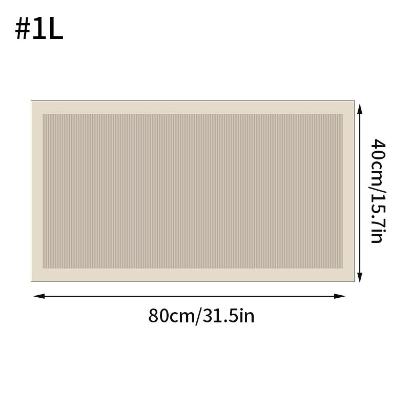 Simple Bath Mat  Bathroom Absorbent Floor Mats  U-shaped Toilet Foot Pad Non-Slip Floor Door Mat Bathtub Side Carpet Shower Rug