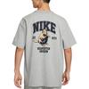 Nike Sportswear Premium Logo Cartoon American Vintage Short Sleeve T-Shirt Men T-Shirts Dark-Gray IH0818063