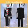 Costume Cosplay Clown Mask Role Play Halloween Events Stage Gift Performance