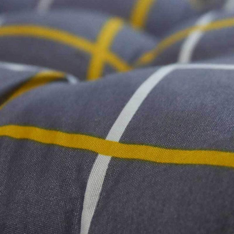 1PC Ultra Soft Linen Chair Cushion Seat Cushion Seat Pad With Ties Car Seat Mat Thick Living Room