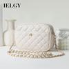 IELGY Женская сумка через плечо с бриллиантовой цепочкой