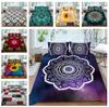 Комплект постельного белья с 3D богемным принтом, одеялом и наволочкой из микрофибры, 2 или 3 предмета ультрамягких и моющихся полноразмерных предметов домашнего декора