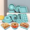 Versatile Silicone Cake Mold Set Non-Stick, Flexible, and Easy To Clean - Oven, Microwave, and Freezer Safe