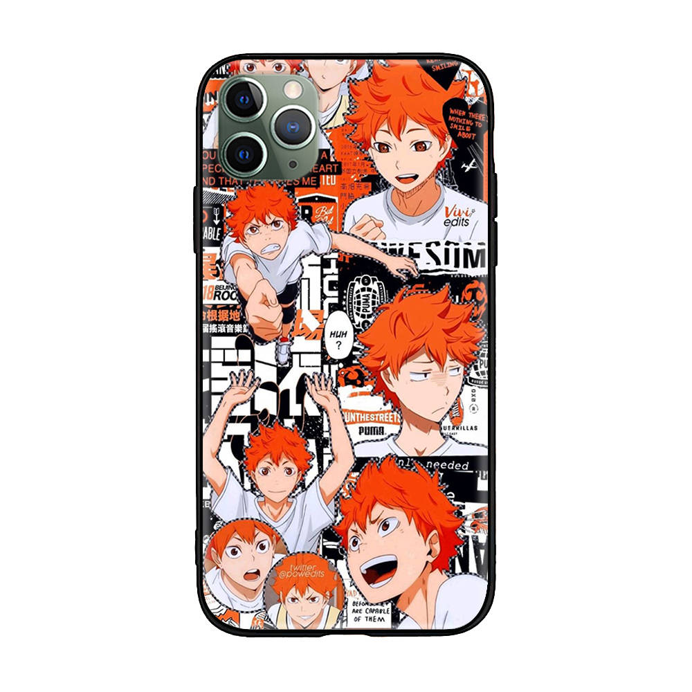 W-2 Haikyuu Anime Soft Case for Xiaomi Redmi 10A 10C 12C 13C 9A 9C 9T A3 A3X Note 8 9 10 11 12 13 Poco F5 F6 M6 X3 X6 C50 C51 C55 C65 Pro Plus 4G 5G