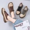 Fashion Cowhide Beef Tendon Sole Women's Shoes Soft Sole Retro Nonslip Casual Shoes Spring and Autumn New Thick Sole Handmade Shoes