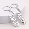 Father's Day Mother's Day Mom Dad Key Chains Rings Alloy Pendants Holder Gift Accessories